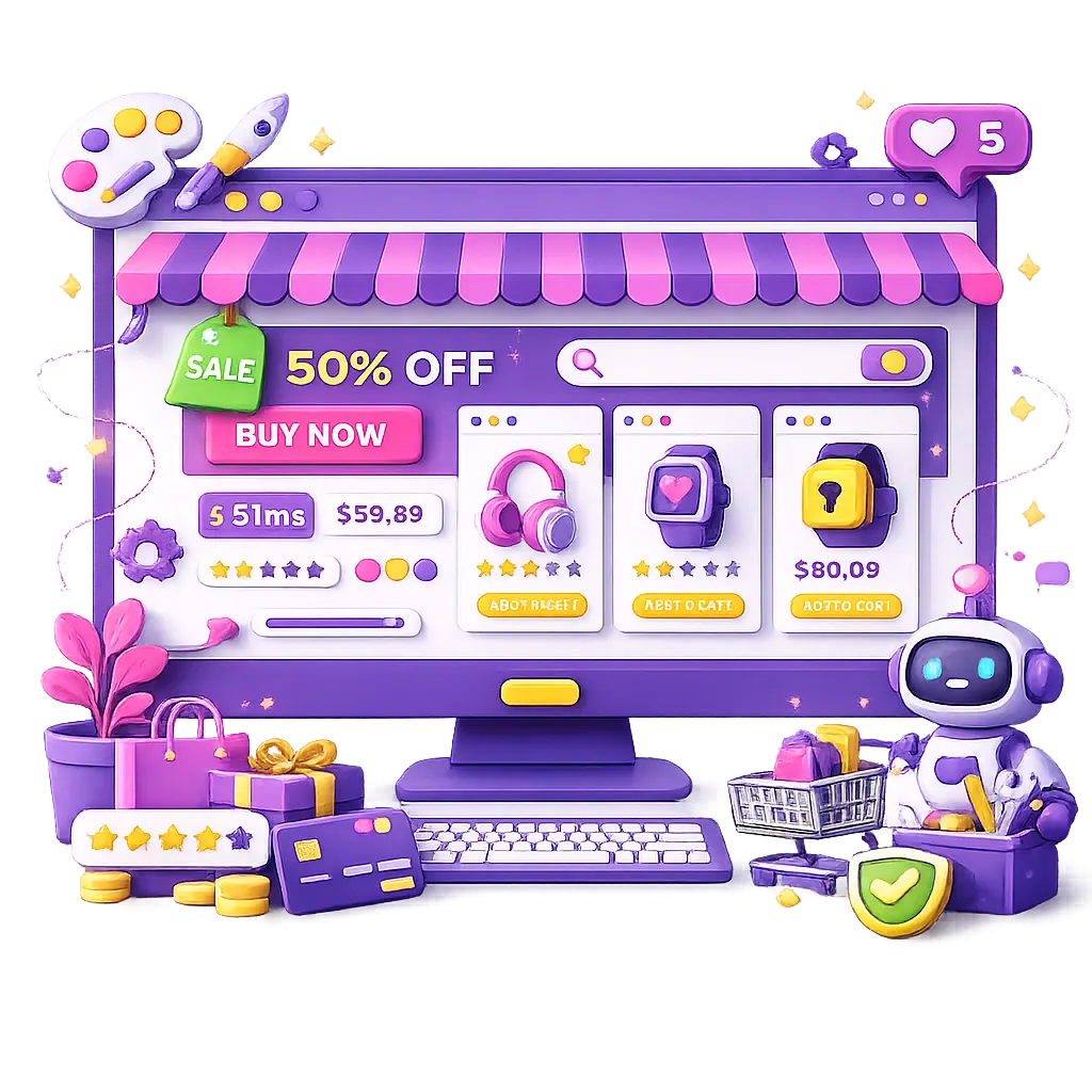 Custom E Commerce Website Design