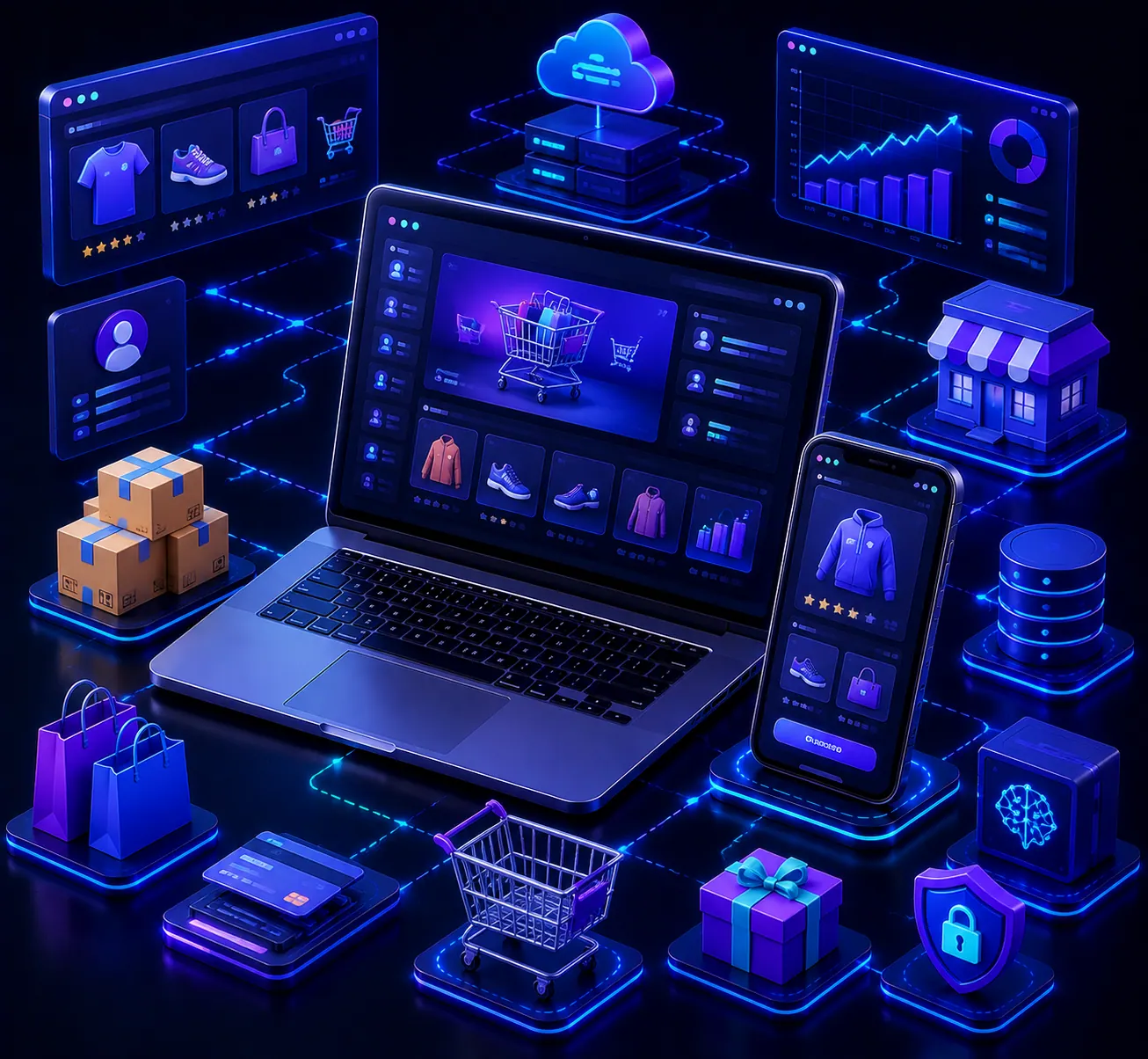 E-Commerce Website Development by Pixel Perfekt Solutions